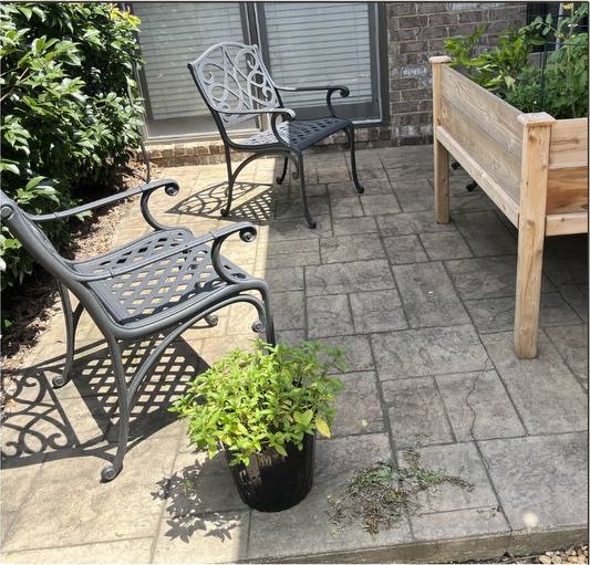 Before pressure washing