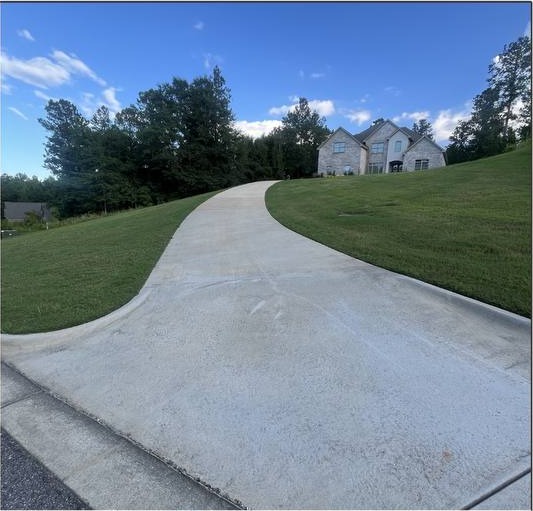 Before pressure washing