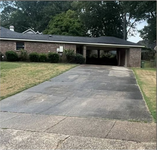 Before pressure washing